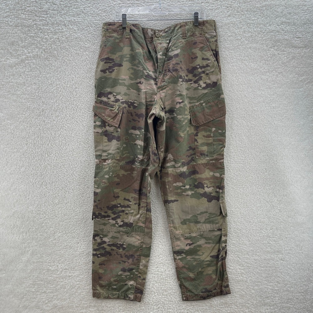 Army Pants Mens Large Regular OCP Camo Flame Resistant Ripstop Combat Cargo Gorp